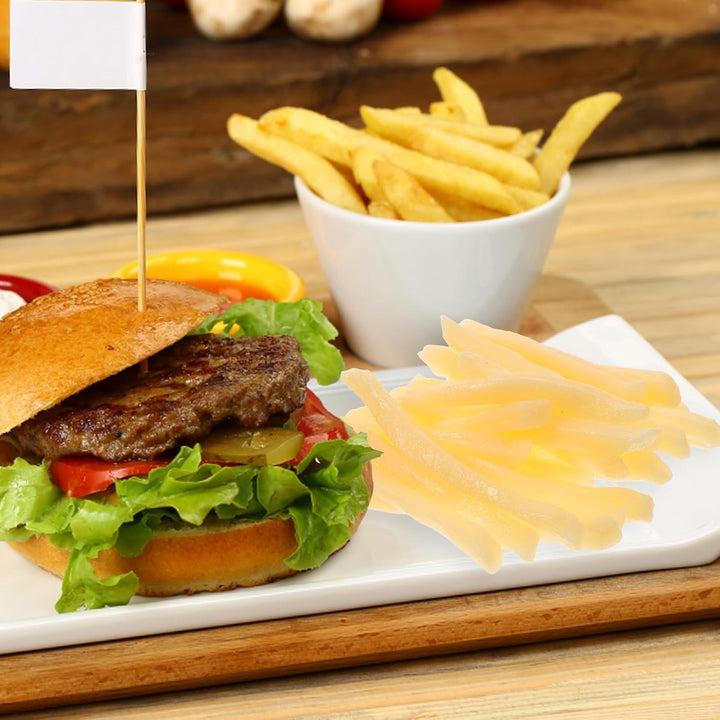 NUOBESTY 30 Stücke Gefälschte Pommes Frites Gefälschte Fast Food Simulation Künstliche Lebensmittel