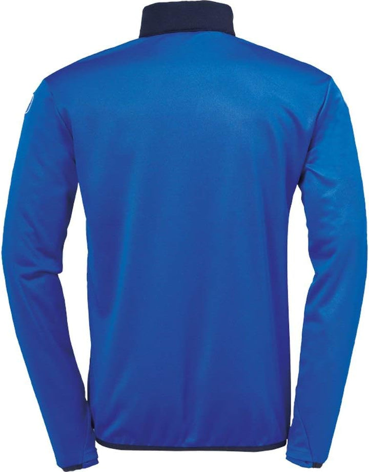 uhlsport Unisex Kinder Offense 23 1/4 Zip Top Kinder Sweatshirt 116 Azurblau/Marine/Weiss, 116 Azurb