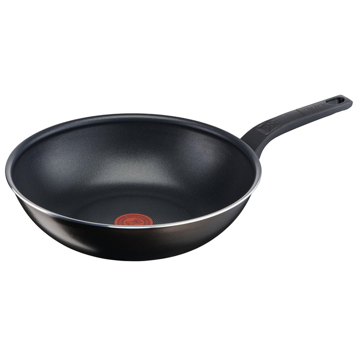 Tefal Easy Cook & Clean Wokpfanne 28 cm, Antihaftbeschichtung, Thermo-Signal Temperaturindikator, Sc
