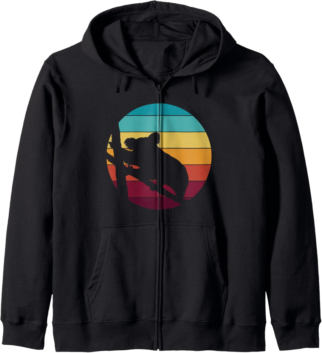 Koala im Retro Style Kapuzenjacke