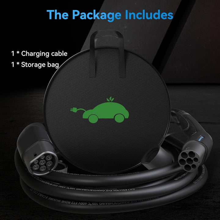 Typ 2 EV Ladekabel 22 KW / 32 A / 3 Phasig / 5m Ladekabel Typ 2, für EV Ladegerät EV Charger 22 KW g