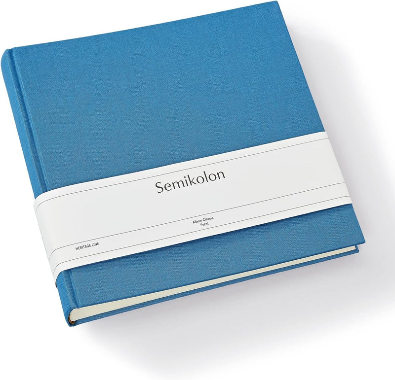 Semikolon 368391 Foto-Album Classic Event – 24 x 23 cm – 60 Seiten cremefarben, für ca. 60 Fotos – a