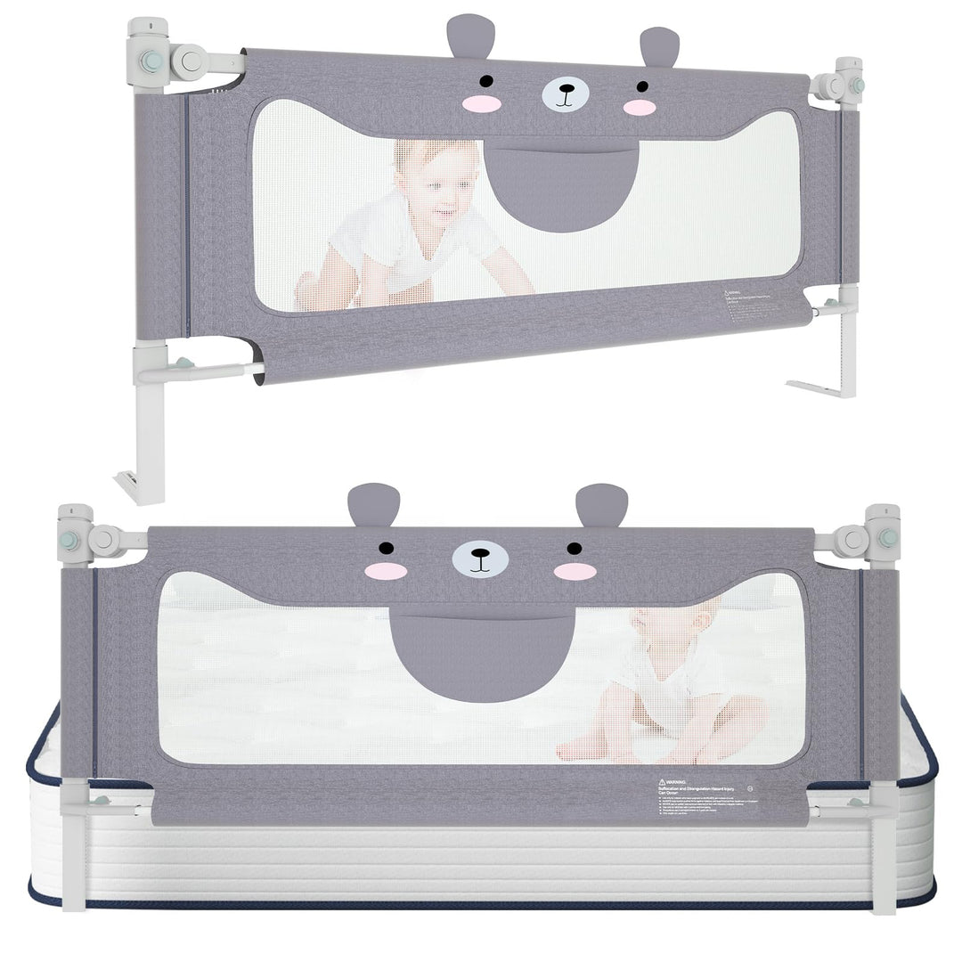 Rausfallschutz Bett 180cm, Bett Rausfallschutz Kinder, Bettgitter Bettschutzgitter Kinderbettgitter