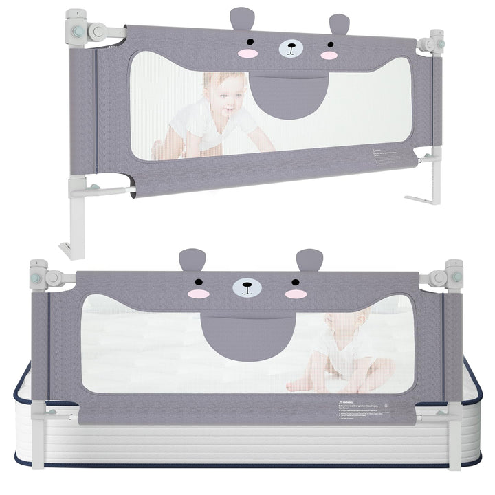 Rausfallschutz Bett 180cm, Bett Rausfallschutz Kinder, Bettgitter Bettschutzgitter Kinderbettgitter