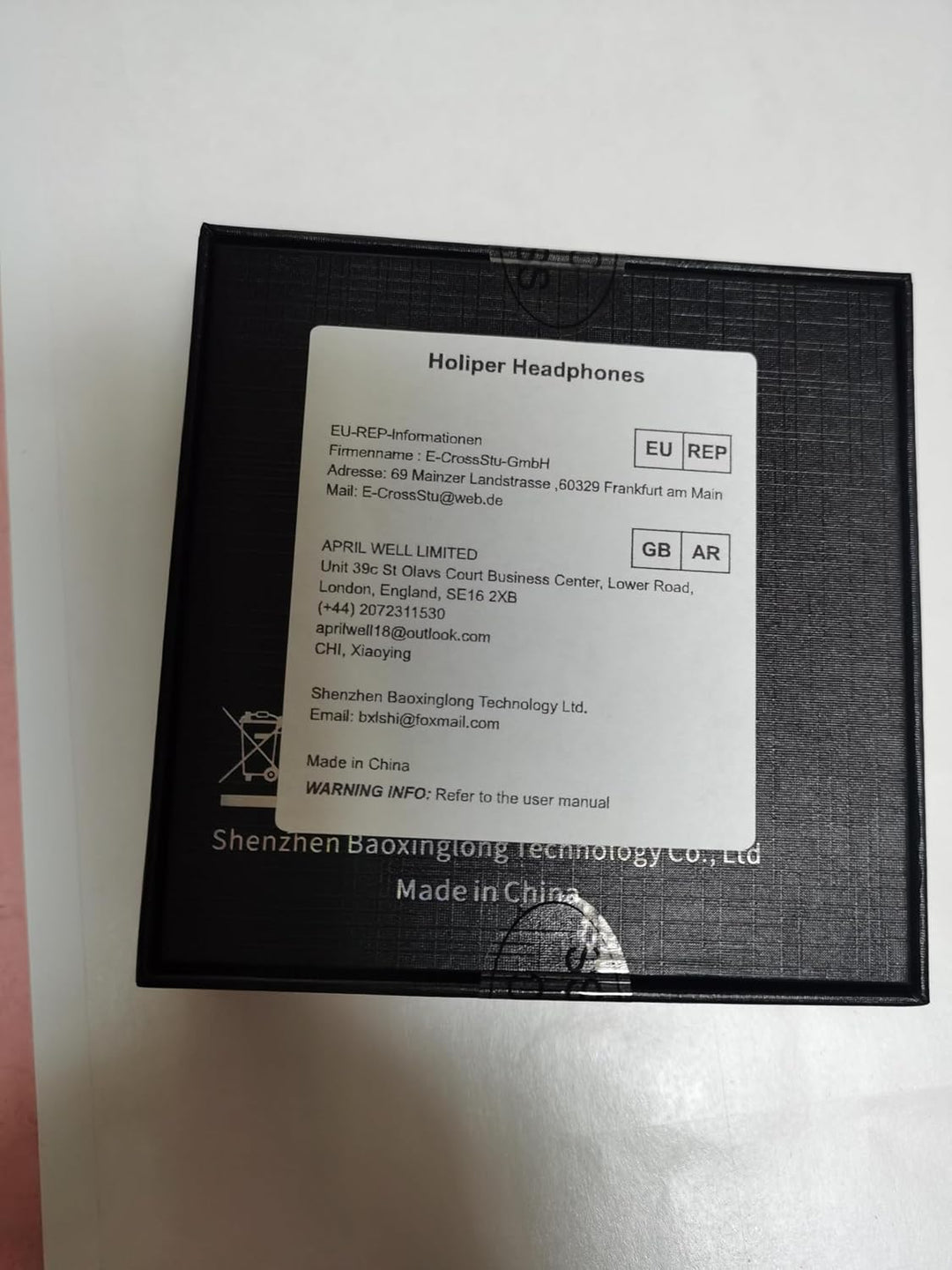 Dual-Treiber Kopfhörer mit Kabel 3,5mm Klinke Ohrhörer mit Bügel | Hifi, Bass, Aux, Mikrofon, Sportk