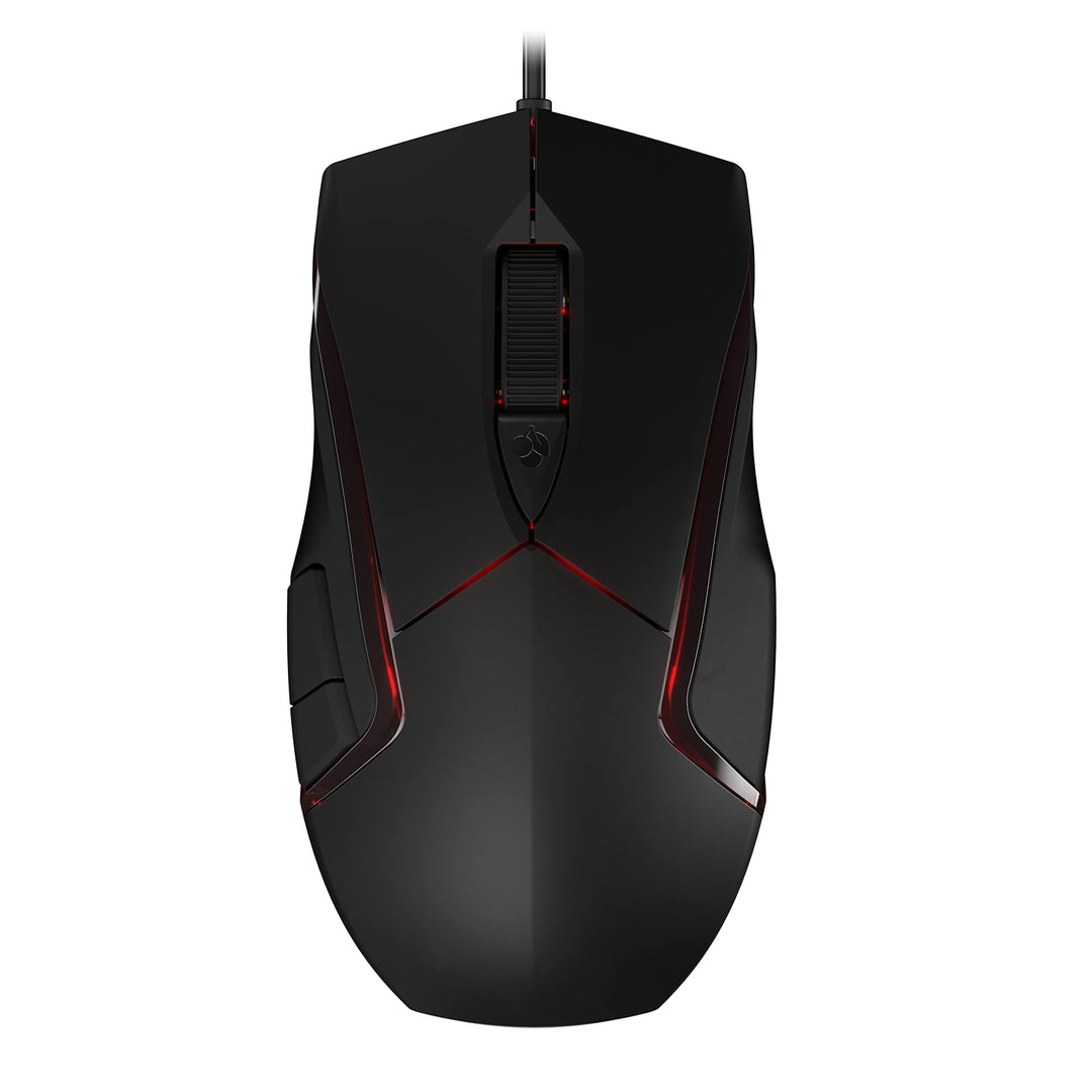 CHERRY MC 3.1, kabelgebunde Gaming-Maus, hochpräziser optischer 5.000 dpi Pixart-Sensor, 6 frei prog