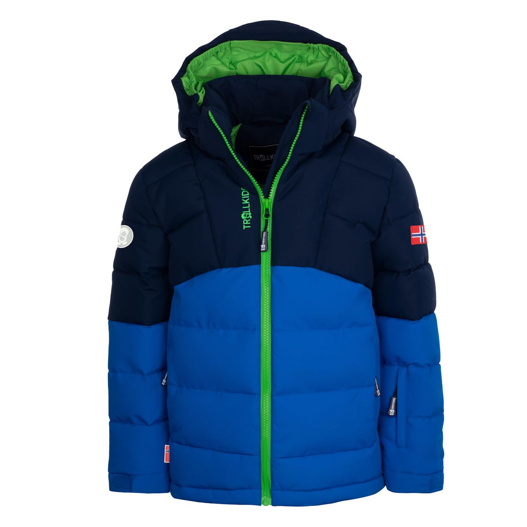 Trollkids Winterjacke Gryllefjord 92 Marineblau/Hellgrün, 92 Marineblau/Hellgrün