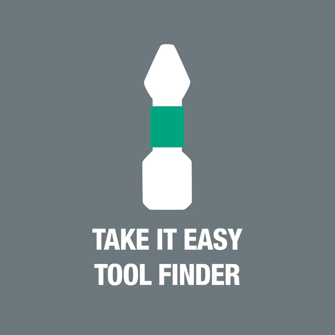 Wera 867/1 IMP DC Impaktor Bits SB TX 20, TX 20 x 25 mm, Wera 05073924001 (Packung mit 2) 8 x 4 x 1