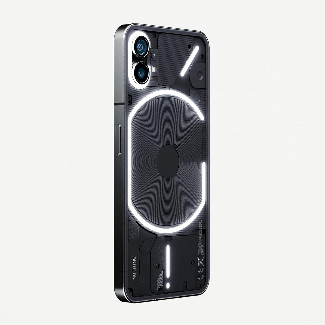 Nothing Telefon (1) - 8 GB RAM + 256 GB, Glyph-Schnittstelle, 50-MP-Doppelkamera, Nothing Betriebssy