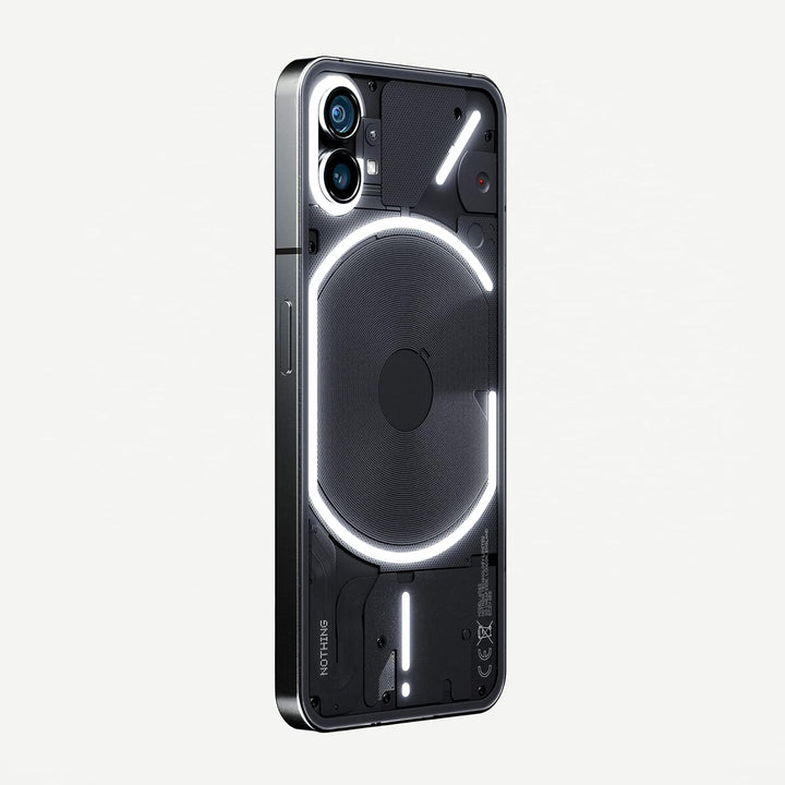 Nothing Telefon (1) - 8 GB RAM + 256 GB, Glyph-Schnittstelle, 50-MP-Doppelkamera, Nothing Betriebssy