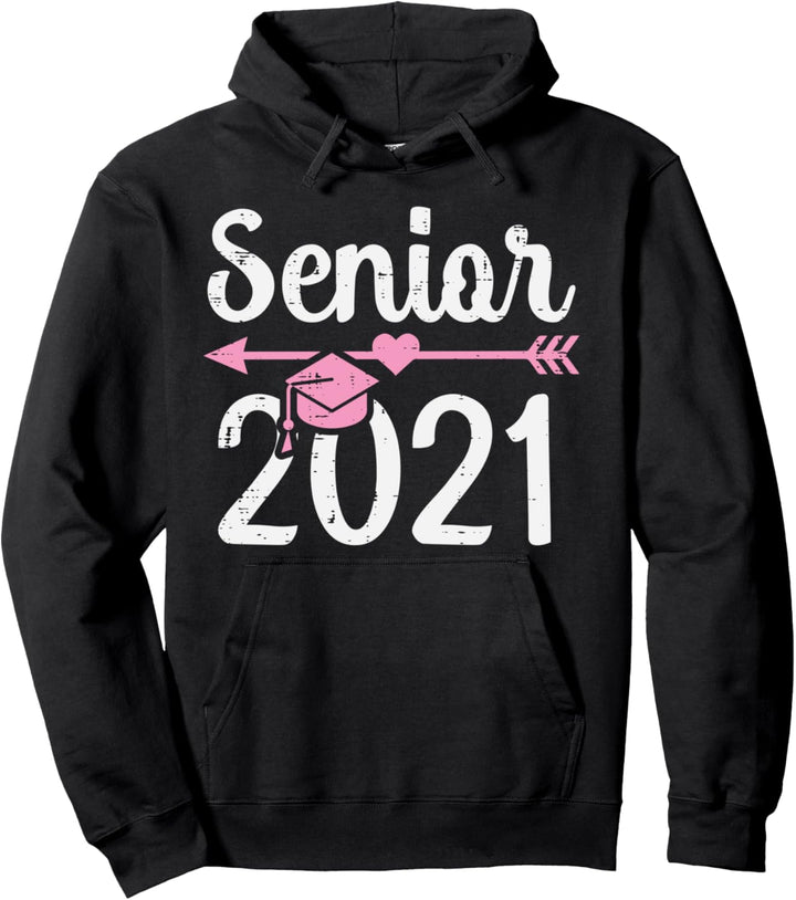 Senior Class Of 2021 College Graduation Highschool Boys Girl Pullover Hoodie