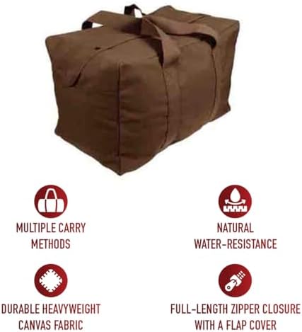 Rothco Canvas Fallschirmtasche Earth Brown, Earth Brown