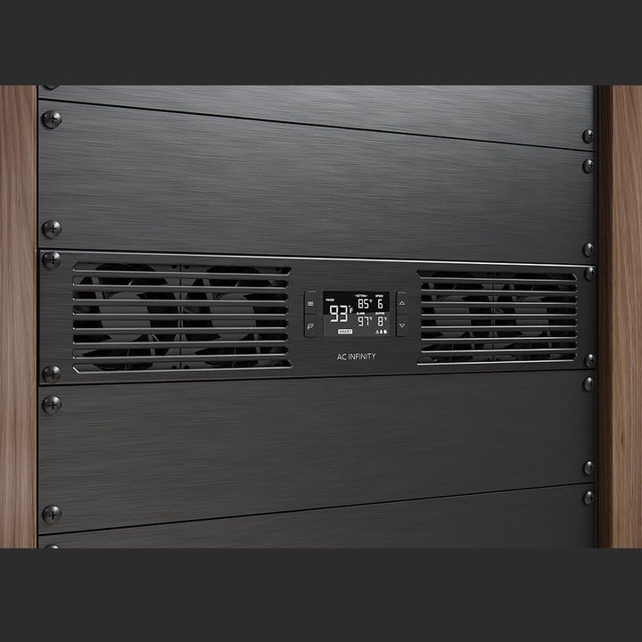 AC Infinity CLOUDPLATE T7-N, Rack-Mount Fan Panel 2U, Ansaugluft, für Kühlung AV, Heimkino, Netzwerk