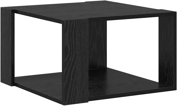 vidaXL Couchtisch Schwarz Eiche 51,5x51,5 x 30cm Holzwerkstoff Zeitgenössisch quadratisch für den Wo