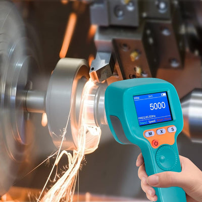 LED Stroboskop Drehzahlmesser, Berührungslose Strobe Tachometer 60~999999RPM,1500LUX, 0,001% hohe Ge