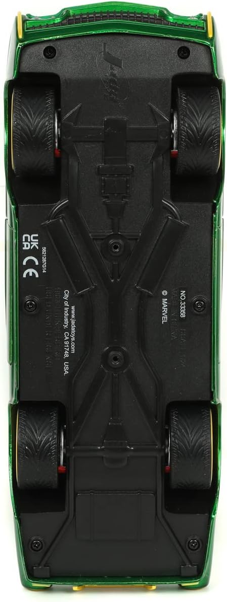 Jada Toys Marvel LokiFord Thunderbird 1:24, Muscle Car, inkl. Figur