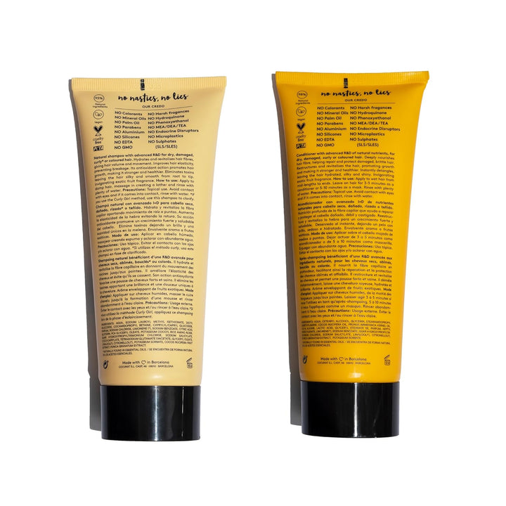 COCUNAT|Set Rich für trockenes, lockiges, strapaziertes oder gefärbtes Haar|Shampoo und natürliche P