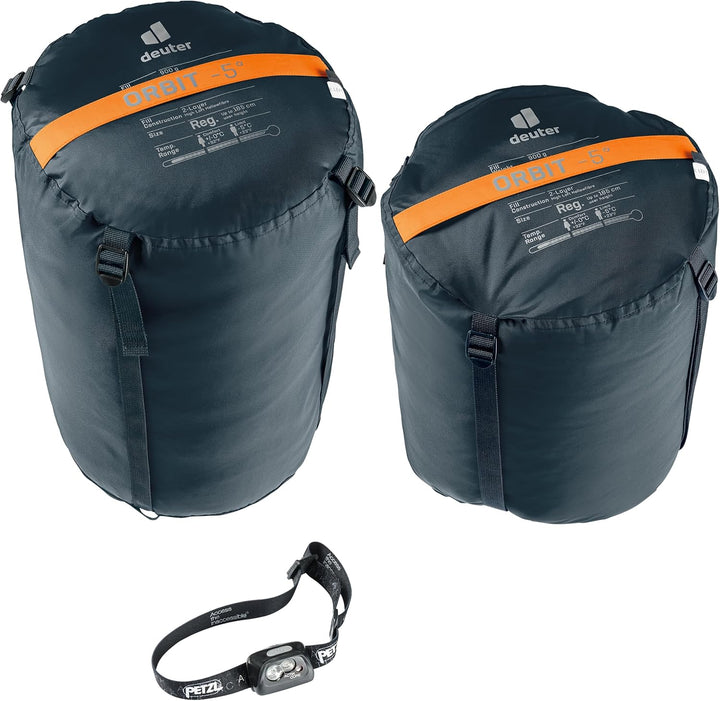 deuter Orbit -5° Kunstfaserschlafsack chestnut-ink, chestnut-ink