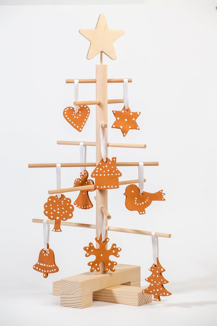 xmas3 XS 45 cm Weihnachtsbaum aus Holz, Natural, 28,0 x 28,0 x 45,0 cm 28.0 x 28.0 x 45.0 cm, 28.0 x