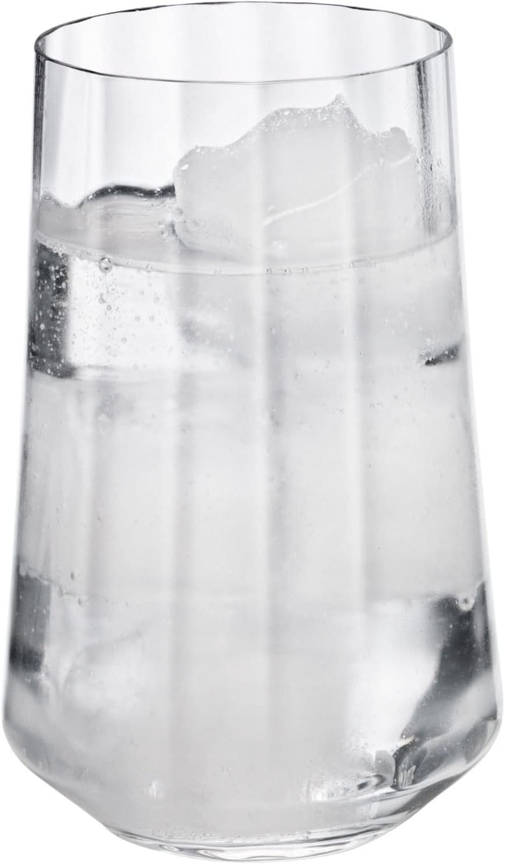 Georg Jensen Bernadotte Tall Tumbler Glass Crystalline 38 Cl, 6 Pcs