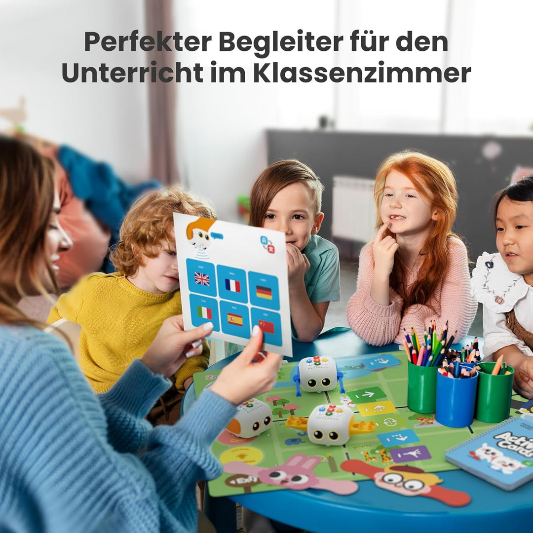 Tale-Bot Pro Klassenzimmer-Set für Kinder von 3-5 Jahren, STEM-Programmier-Roboter-Set für Schulbeda