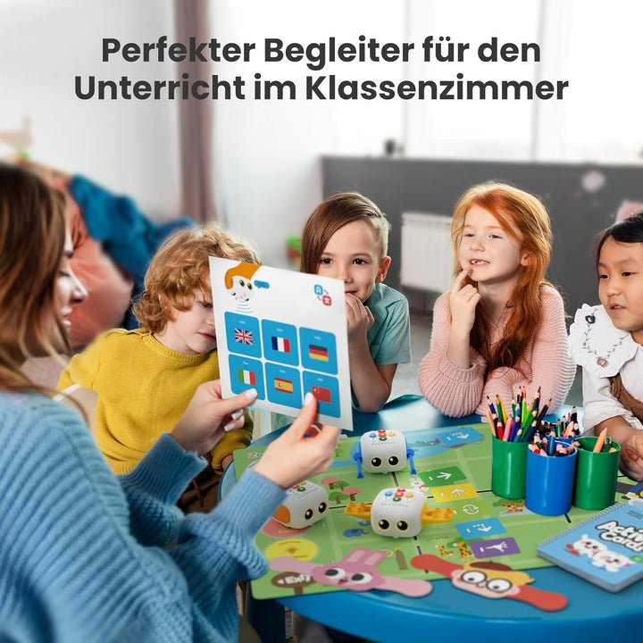 Tale-Bot Pro Klassenzimmer-Set für Kinder von 3-5 Jahren, STEM-Programmier-Roboter-Set für Schulbeda