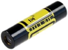 Laserfuchs Linienlaser rot, 650nm, 60°, 5V DC, Ø12x45 mm, Fokus 1m, Laserklasse 1, inkl. Netzteil -