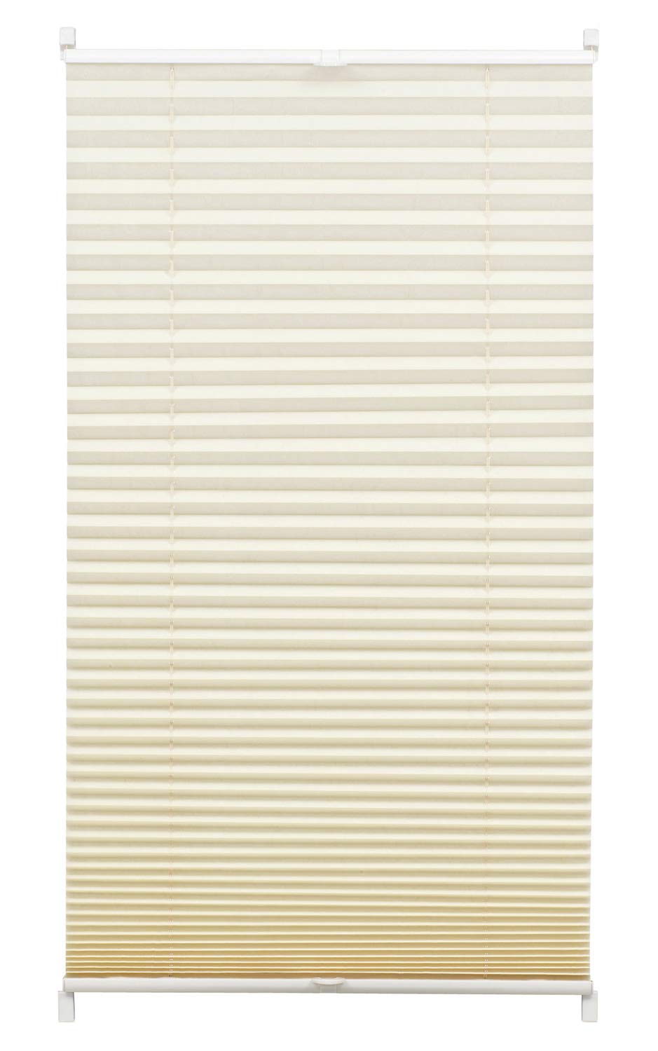 Gardinia Plissee zum Klemmen, Blickdichtes Faltrollo, Alle Montage-Teile inklusive, EASYFIX Plissee