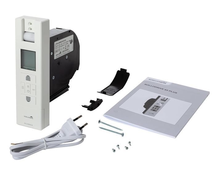 Schellenberg 22727 Elektrischer Rolladen Gurtwickler RolloDrive 65 Plus Unterputz, Rolladenantrieb b