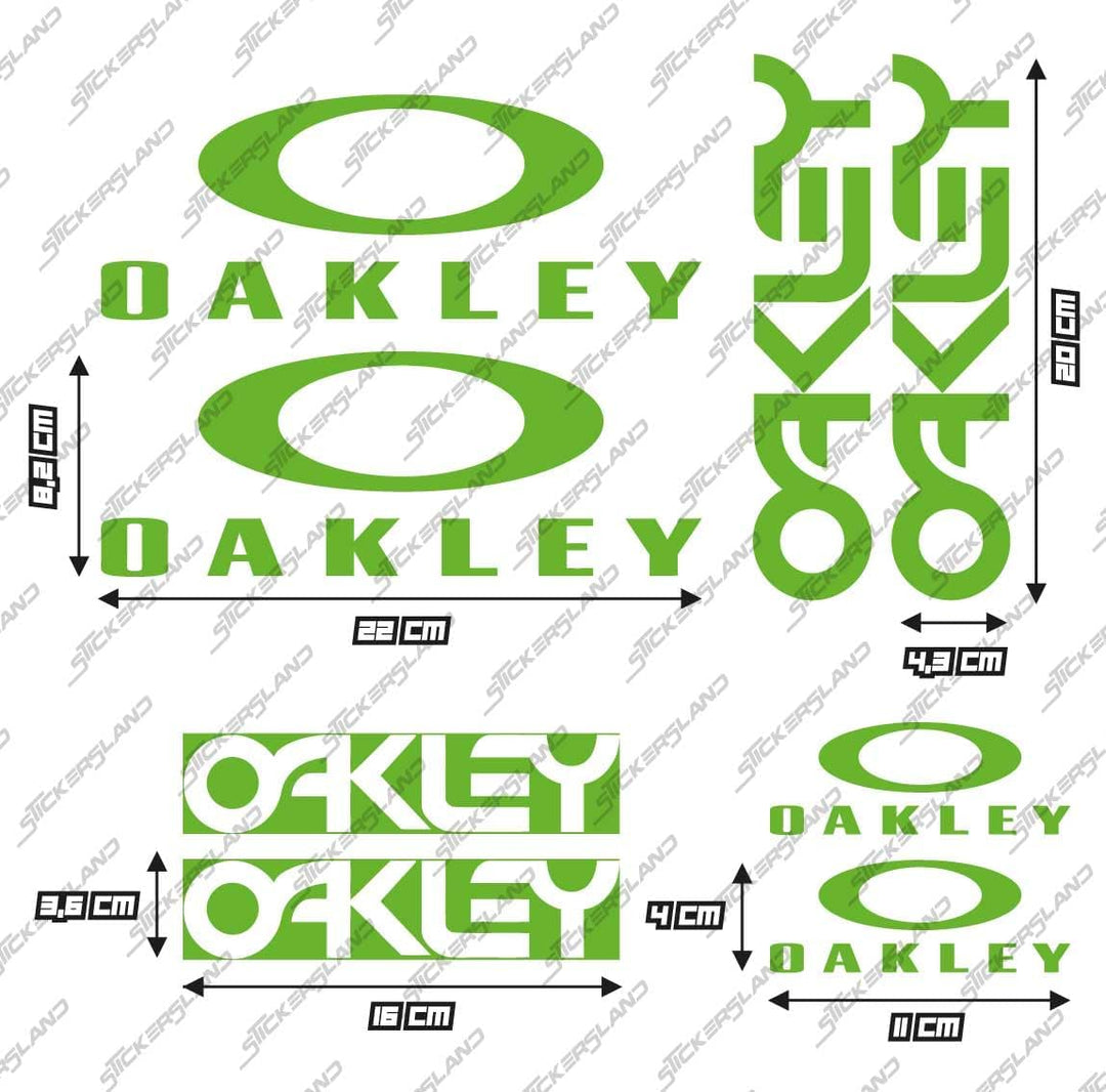 Stickersland® Aufkleber-Set kompatibel mit Rahmen MTB Mountainbike und Helm | Aufkleber-Aufkleber mi