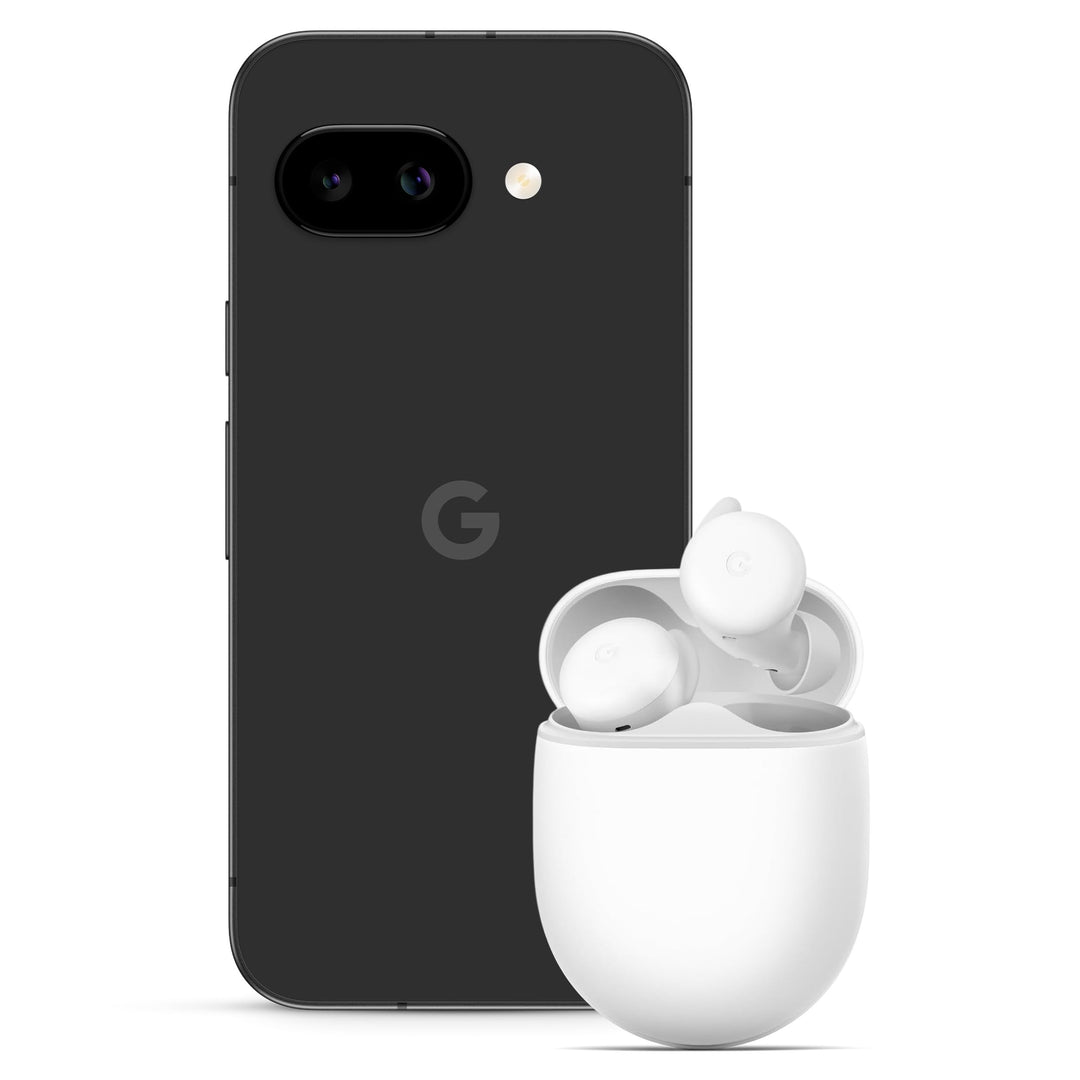Google Pixel 9a, Obsidian, 256GB + Buds A Mit Buds A Obsidian 256GB, Mit Buds A Obsidian 256GB