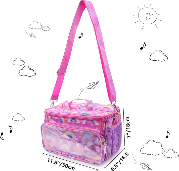 Tasche für Toniebox Tonie,Aufbewahrung für Tonies Hörfiguren,Tragetasche mit Schultergurt,für Tonieb