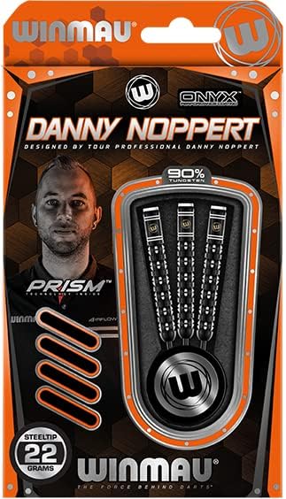 WINMAU Danny Noppert Freeze Edition Professionelle Dartpfeile mit weicher Spitze, 90 % Wolfram, mit