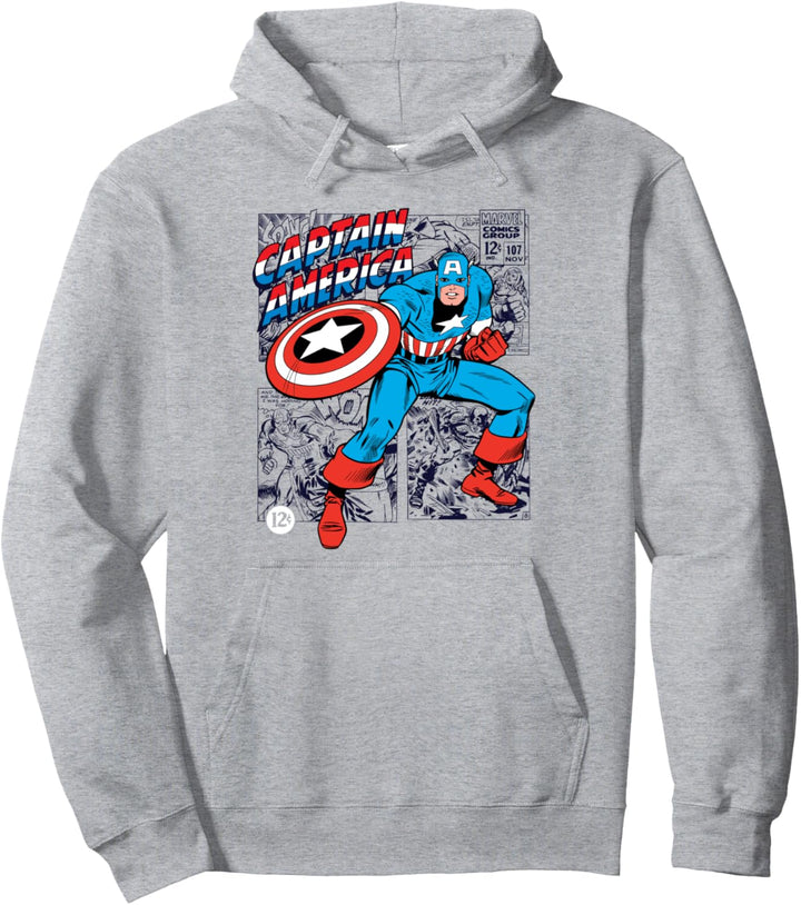 Marvel Captain America Comic Ready Pullover Hoodie
