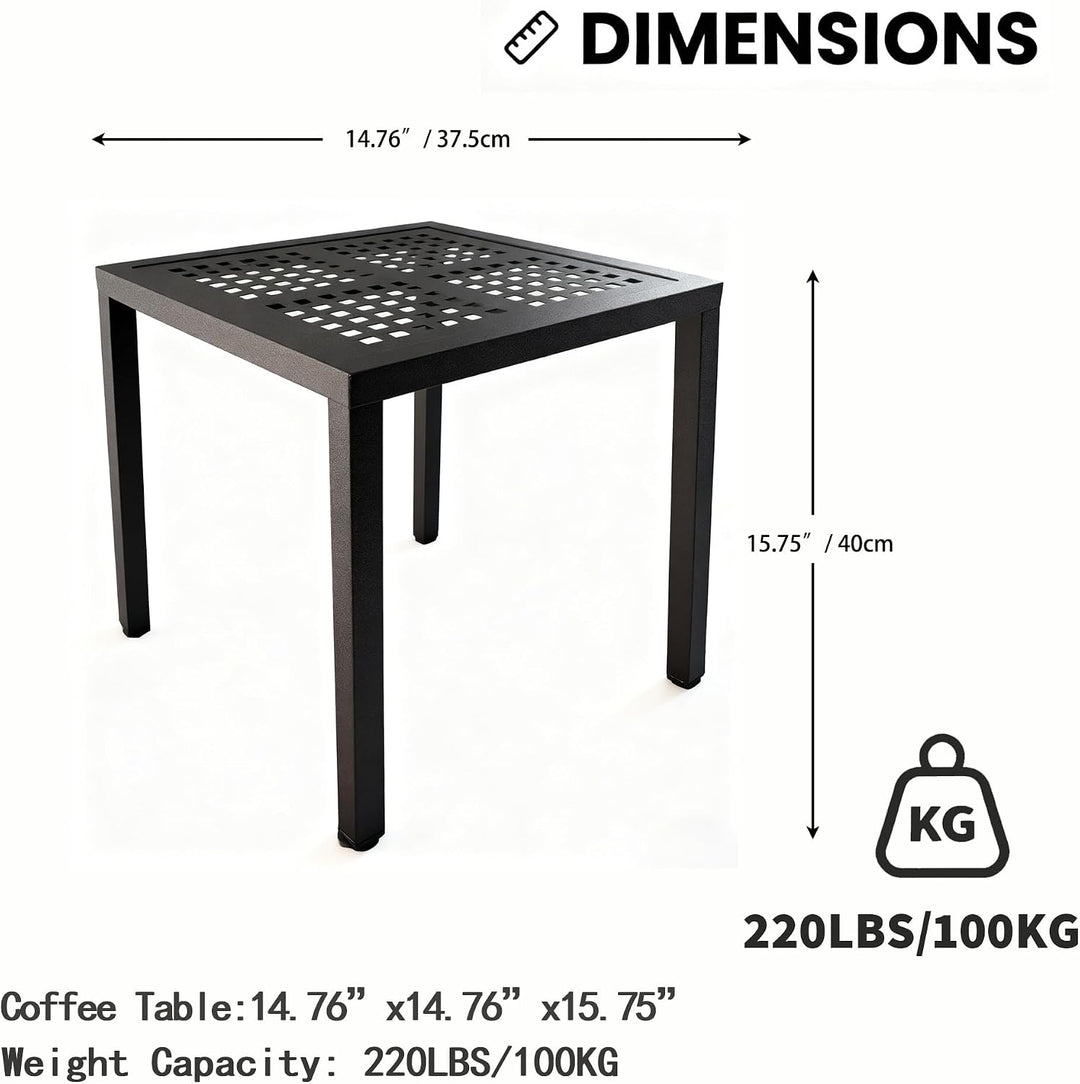 Aluminium Pflanzenständer Leiter, Platzsparend, für Innen und Aussen, Terrasse, Balkon, Garten (Schw