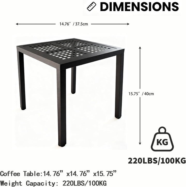 Aluminium Pflanzenständer Leiter, Platzsparend, für Innen und Aussen, Terrasse, Balkon, Garten (Schw