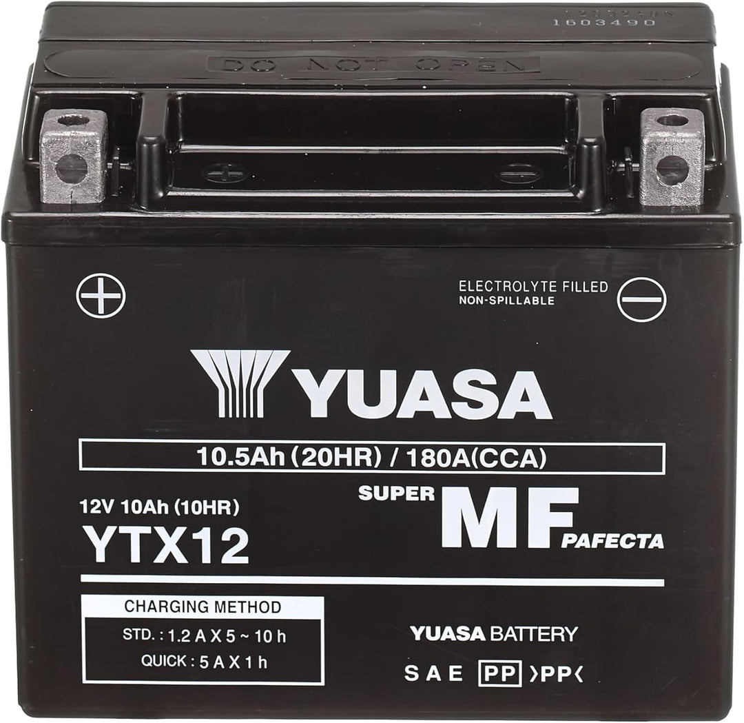 Yuasa YTX12-BS (WC) wartungsfreie Batterie
