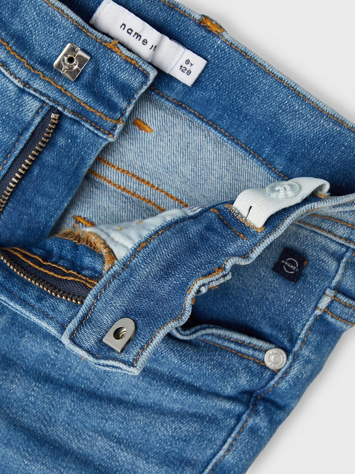 NAME IT Boy Jeans X-Slim Fit 140 Medium Blue Denim, 140 Medium Blue Denim
