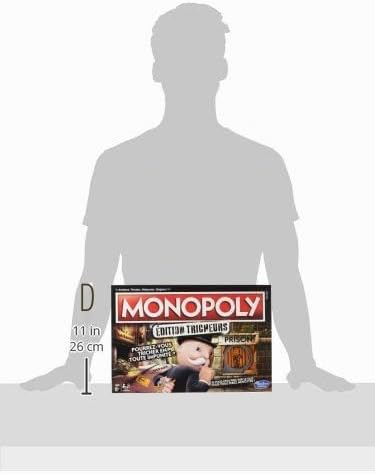 Monopoly Dreiecks, Gesellschaftsspiel, Brettspiel für die Familie, französische Version, ab 8 Jahren