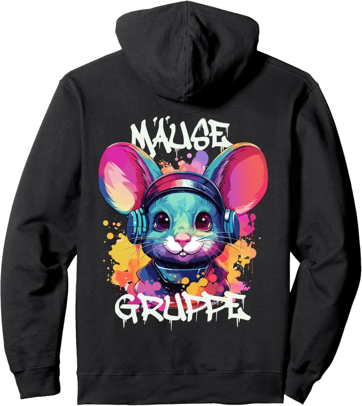 Coole Maus für Mäusegruppe Kita, Kindergarten Pullover Hoodie
