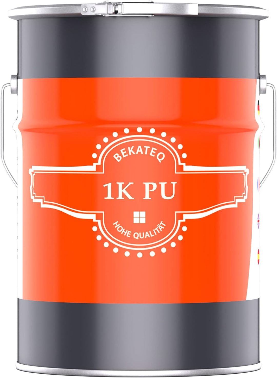 1K PU Bodenversiegelung RAL8012 Rotbraun 10kg für aussen I Bodenbeschichtung & Versiegelung für Beto