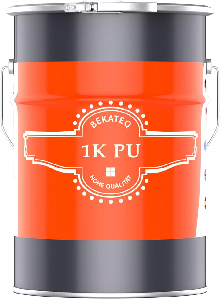 1K PU Bodenversiegelung RAL8012 Rotbraun 10kg für aussen I Bodenbeschichtung & Versiegelung für Beto
