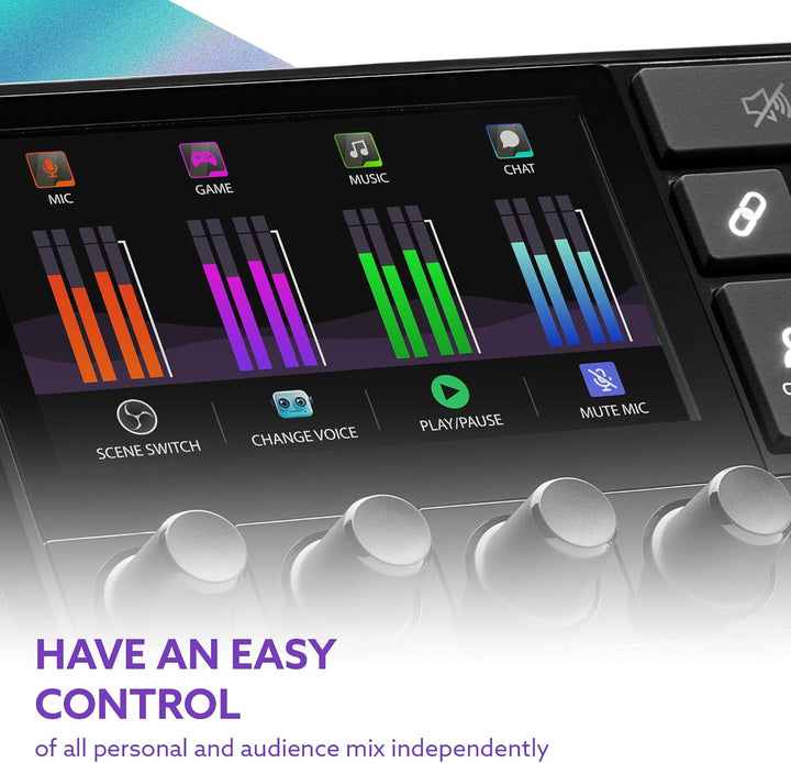 Hercules Stream Essentials Kit - Stream 200 + XLR-Mikrofon PC | Stream 200 XLR-Controller mit 4,3-Zo