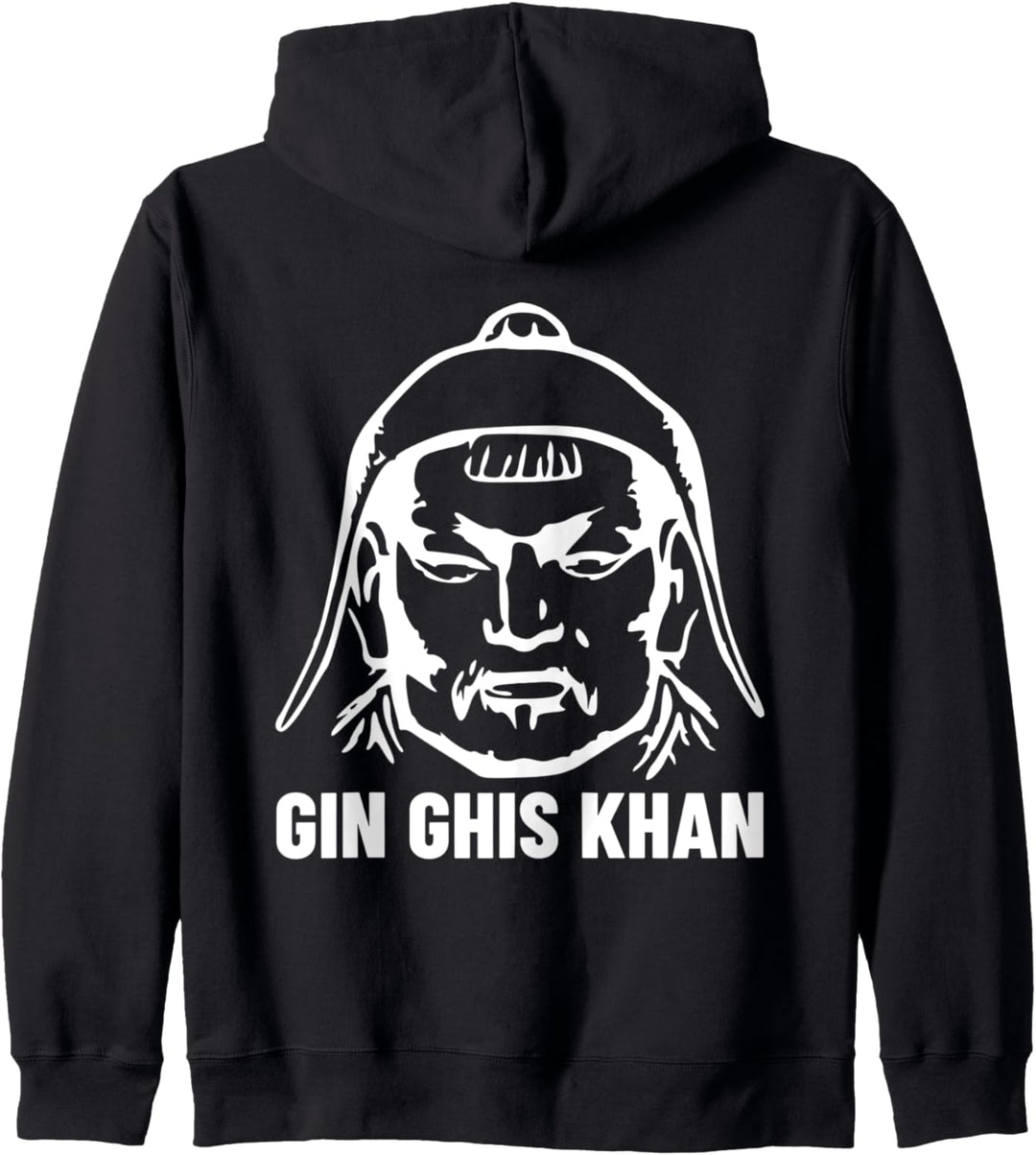 GIN GHIS KHAN Big Logo Kapuzenjacke