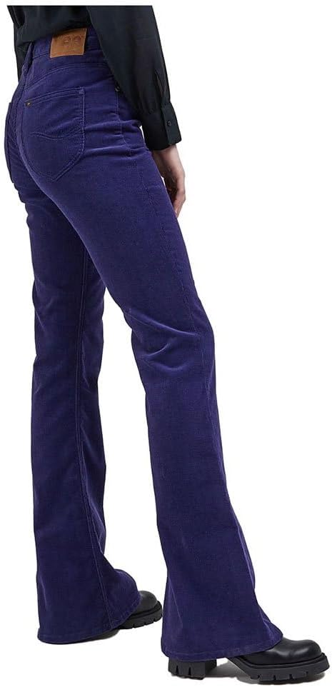Lee Legendäre Damen-Jeans, mittlere Taille, gerades Bein, Übergrösse 24W / 31L Lila, 24W / 31L Lila