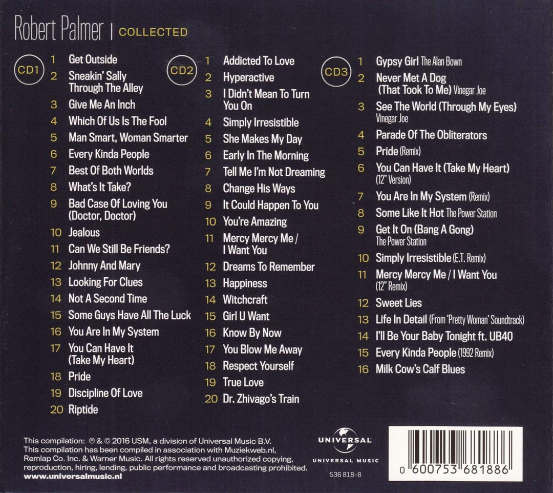Collected, Audio-CD