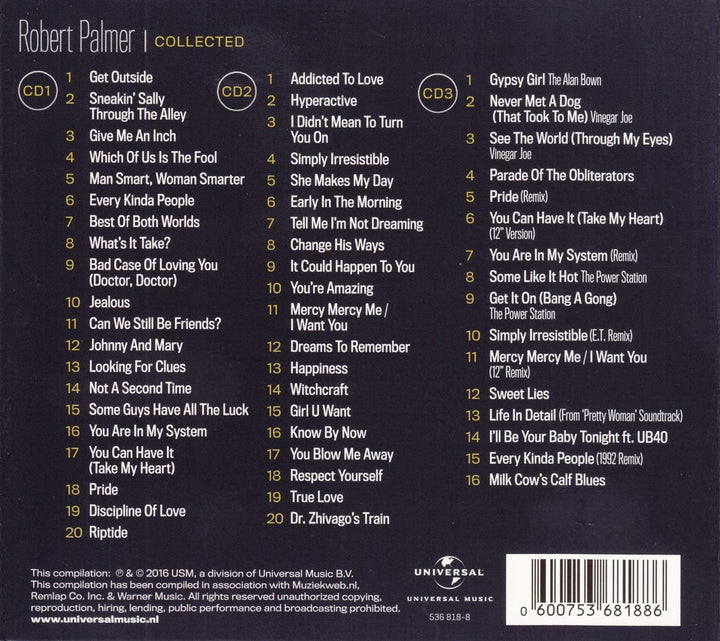 Collected, Audio-CD