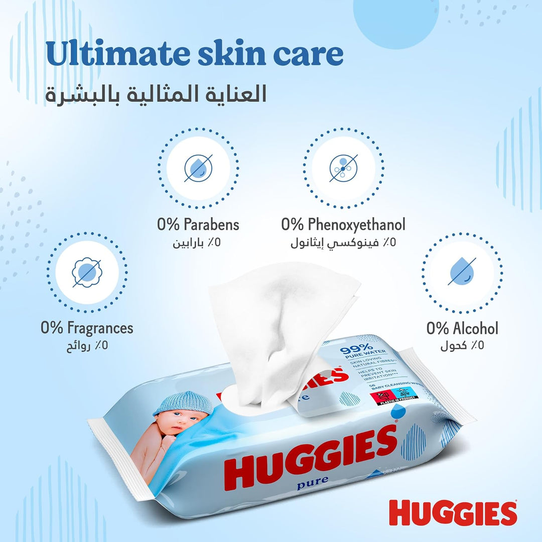 Huggies Salviette Pure Triplo
