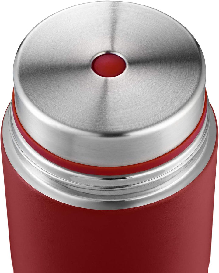 Esbit Thermobehälter Sculptor für Essen - Warmhaltebehälter 750 ml in Burgundy - aus Edelstahl für w