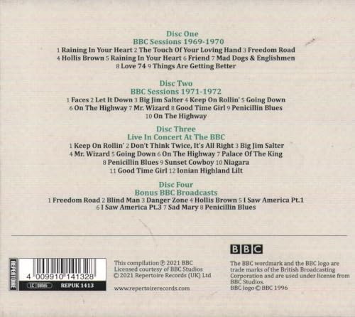 Live at the BBC, Audio-CD